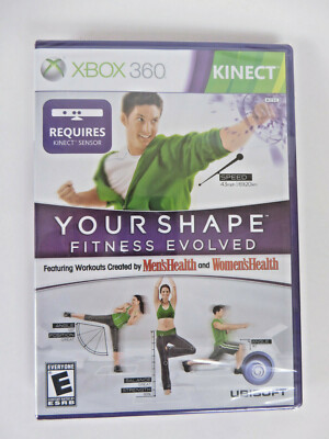 Xbox 360 Kinect Your Shape Fitness Evolved Video Game Factory Sealed New