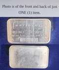 Canada National Refiners - Assayers 1 Troy Oz .999 Fine Silver Bar 241943