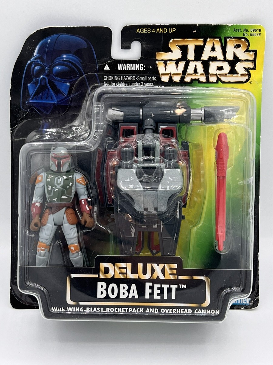 Kenner Star Wars Power of the Force Deluxe Boba Fett With Wing
