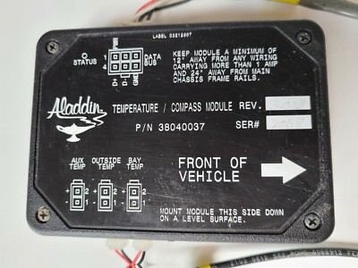 #ad Aladdin Temperature Compass Module Rev 3.02b PN 38040037 $225.00