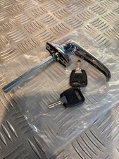 Chrome L Handle Door Lock with 2 Keys for Trailers ,Lockers fits Teale Trailers