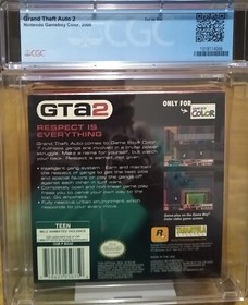CGC GRADED 7.0 A GTA2 Grand Theft Auto 2 (Game Boy Color) GBC Embossed Foil 