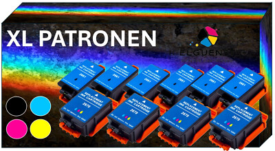 10XL Druckerpatrone kompatibel für Epson Workforce WF-100 W E266+E267 