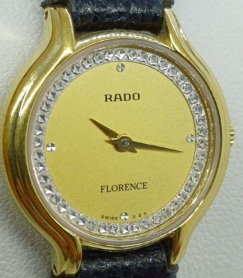 VTG RADO FLORENCE 204.3648.2 WATCH QUARTZ SAPPHIRE CRYSTAL