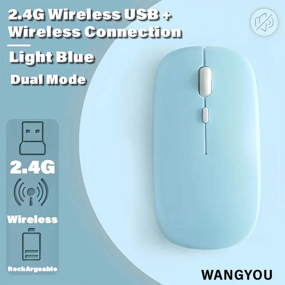 Wireless 2.4G USB Mouse for Android Windows Tablet Laptop PC and More