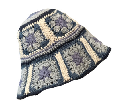 LUCKY BRAND  Crochet Bucket Hat ONE SIZE hippie boho Crochet Kit - Flower Market Bucket Hat – Lion Brand Yarn main image 4