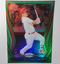 MIKE TROUT 2020 Panini Certified Baseball Card #14 Green Parallel
