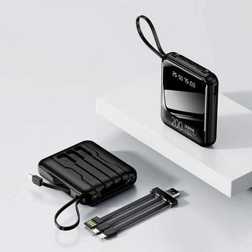 Mini 66W fast charging with built-in cable, 20,000 mah capacity power bank - 第 20/23 張圖片