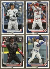 2024 Bowman Baseball Paper RC's & Vets #1-100: You Pick- Complete Your Set