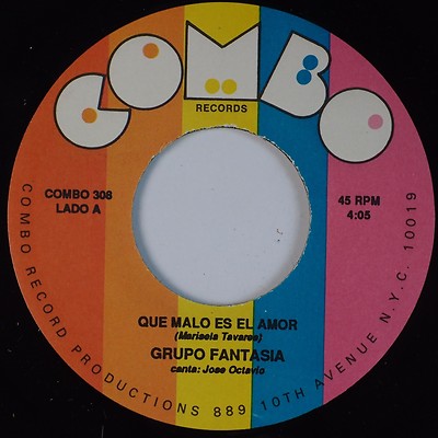 GRUPO FANTASIA: Que Malo es El Amor COMBO Latin Obscure 45 VG++ HEAR