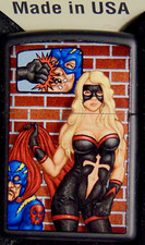 Original ZIPPO Bad Girl Domina Sexy  Girl Benzinfeuerzeug Sturmfeuerzeug NEU