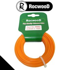 2mm Nylon Line Strimmer Cord 15m RocwooD Pro Quality Strong Trimmer Grass 0.28 per metre