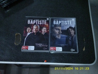 Baptiste Series 1 & 2 very good condition dvd region 4 t345