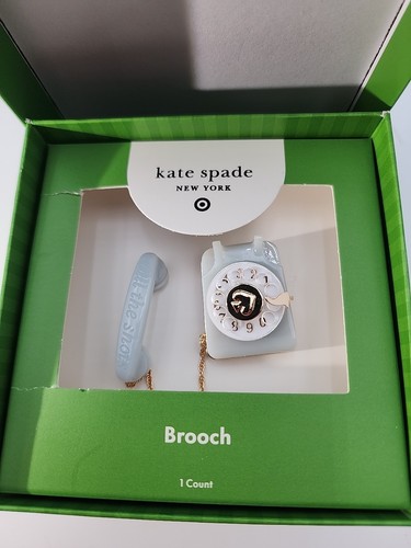 Kate Spade New York X Target Telephone Brooch Pin Call The Shots