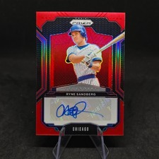 2025 Panini Prizm Baseball RYNE SANDBERG Legendary Signatures Red /99  #LS-RS