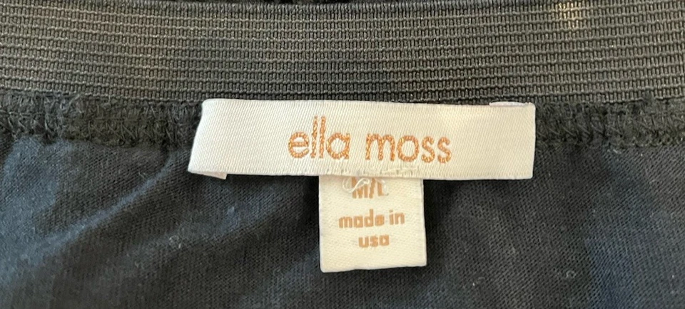 Falda de Encaje Ella Moss Para Mujer Talla M/L Negra Ojales Diseñador Boho Girlcore Femenina Foto 3 de 4