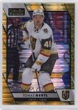 2023-24 O-Pee-Chee Platinum Seismic Gold 12/50 Tomas Hertl #123 13ft