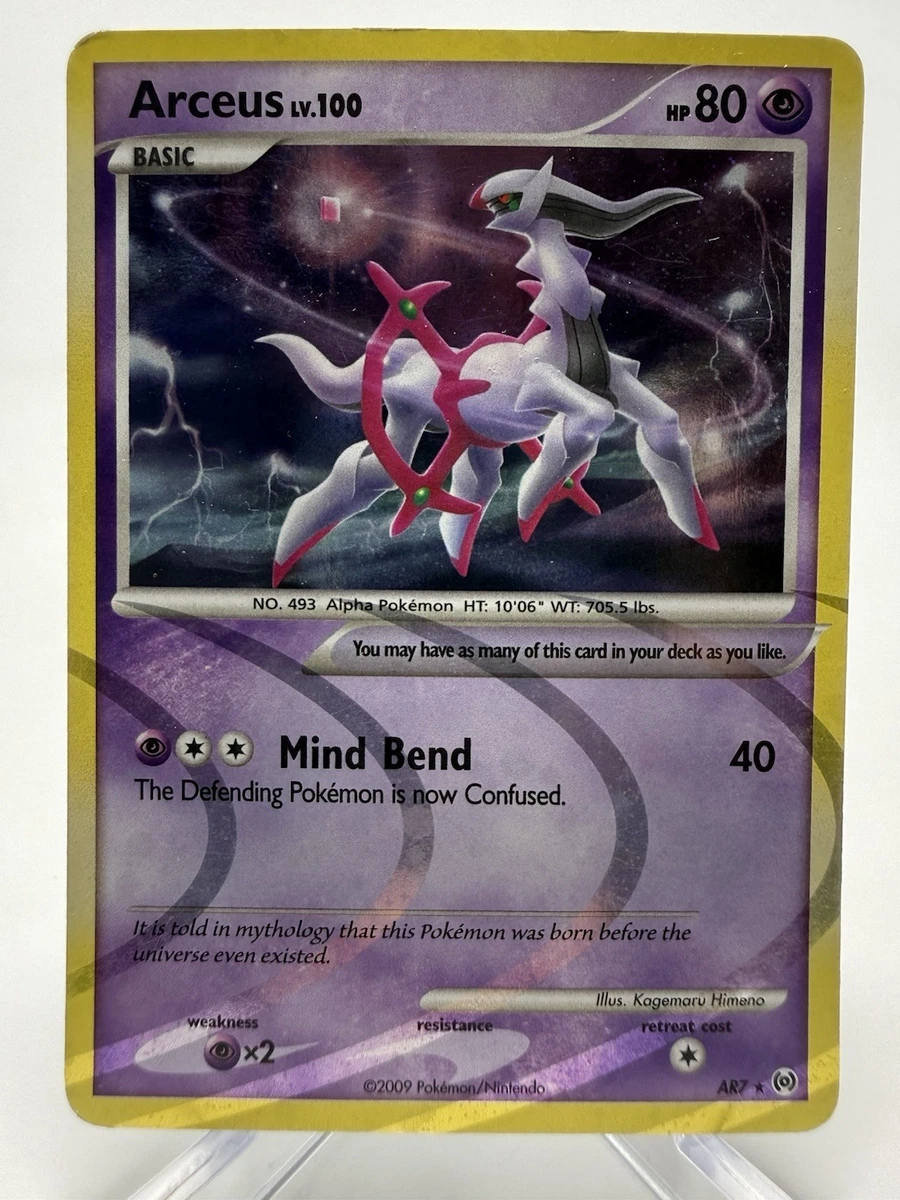 how much is a arceus pokemon card worth Pokemon Trading Card Game Platinum Arceus Ultra Rare Arceus LV.X #94 main image 1