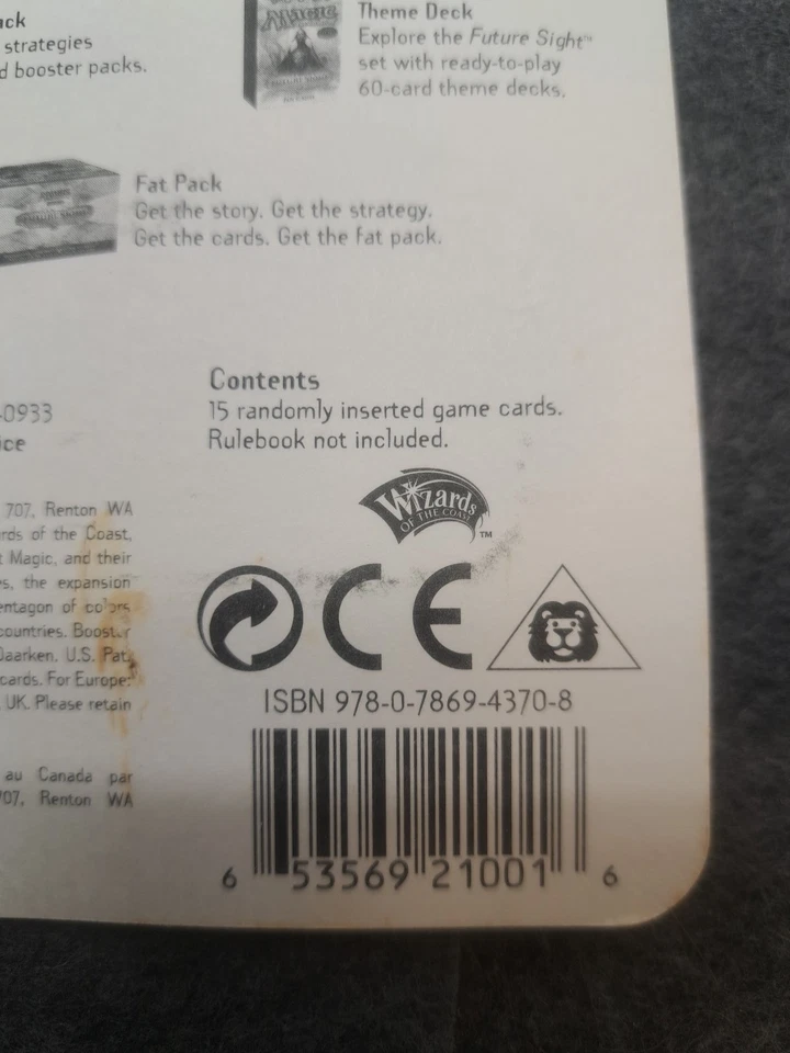 MTG: FUTURE SIGHT "On Card" Retail Pack English VR Magic the Gathering NOS - Image 4 of 4