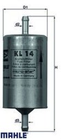Mahle KL14 Kraftstofffilter Kraftstoffilter