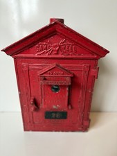 Gamewell Locked Fire Alarm Box, No Internal Parts Tag on Front 