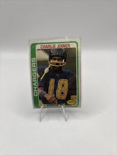 1978 Topps Football- Charlie Joiner, San Diego Chargers #338.