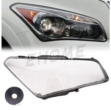 Right Headlight Headlamp Lens Cover for 2011 2012 2013 2014 Infiniti QX56/QX80