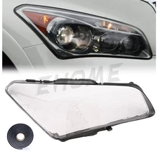 Right Headlight Headlamp Lens Cover for 2011 2012 2013 2014 Infiniti QX56/QX80