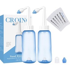 Nasendusche Set 2 x 300ml + 40 Salzbeutel Nas...