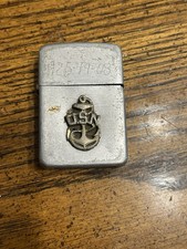 Vintage Made In USA Crest Craft U.S. Navy Military Lighter