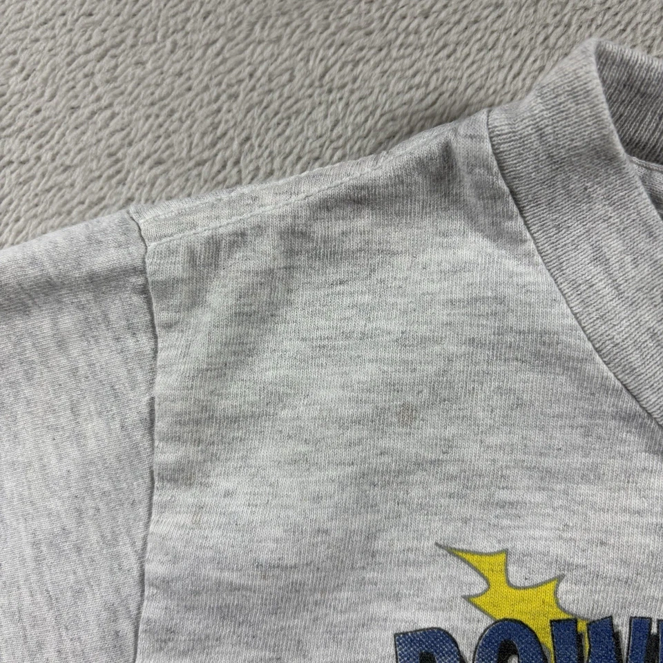 Vintage Mighty Mophin Power Rangers Youth Small Gray 4T T Shirt 1994 - Image 4 of 4