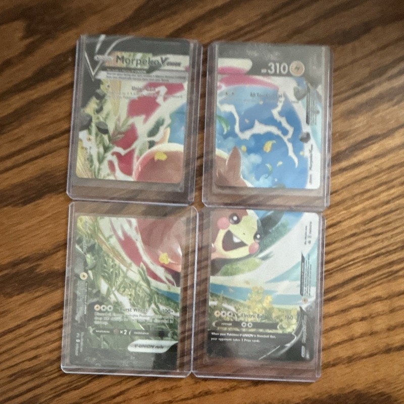 Morpeko V-UNION 4-Card Set SWSH215 Holo English Pokémon TCG 2021