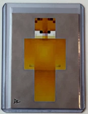 Garfield Limited Edition Artist Signed “Minecraft” Trading Card 2/10