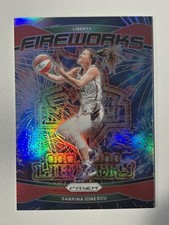 2024 Panini Prizm WNBA Basketball Sabrina Ionescu Fireworks Red /99 #11