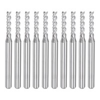 "10 StüCk 2,1 Mm Hartmetall-FräSer GravierfräSer Cnc-FräSer, 1/8\" Schaft"