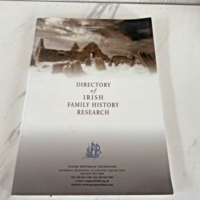 Directory of Irish Family History Research Subscribers Softcover Number 27 2004