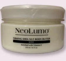 NEOLUMO FIRMING SHEA NUT BODY BUTTER-VITAMIN E-8.75 oz / 250 ml NEW-SEALED KIWI
