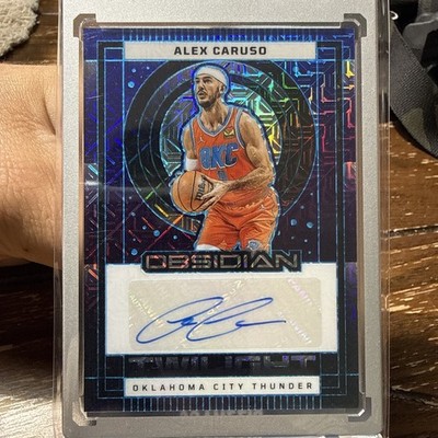2024-25 Panini Obsidian Alex Caruso Twilight Signatures Auto 2/5Thunder