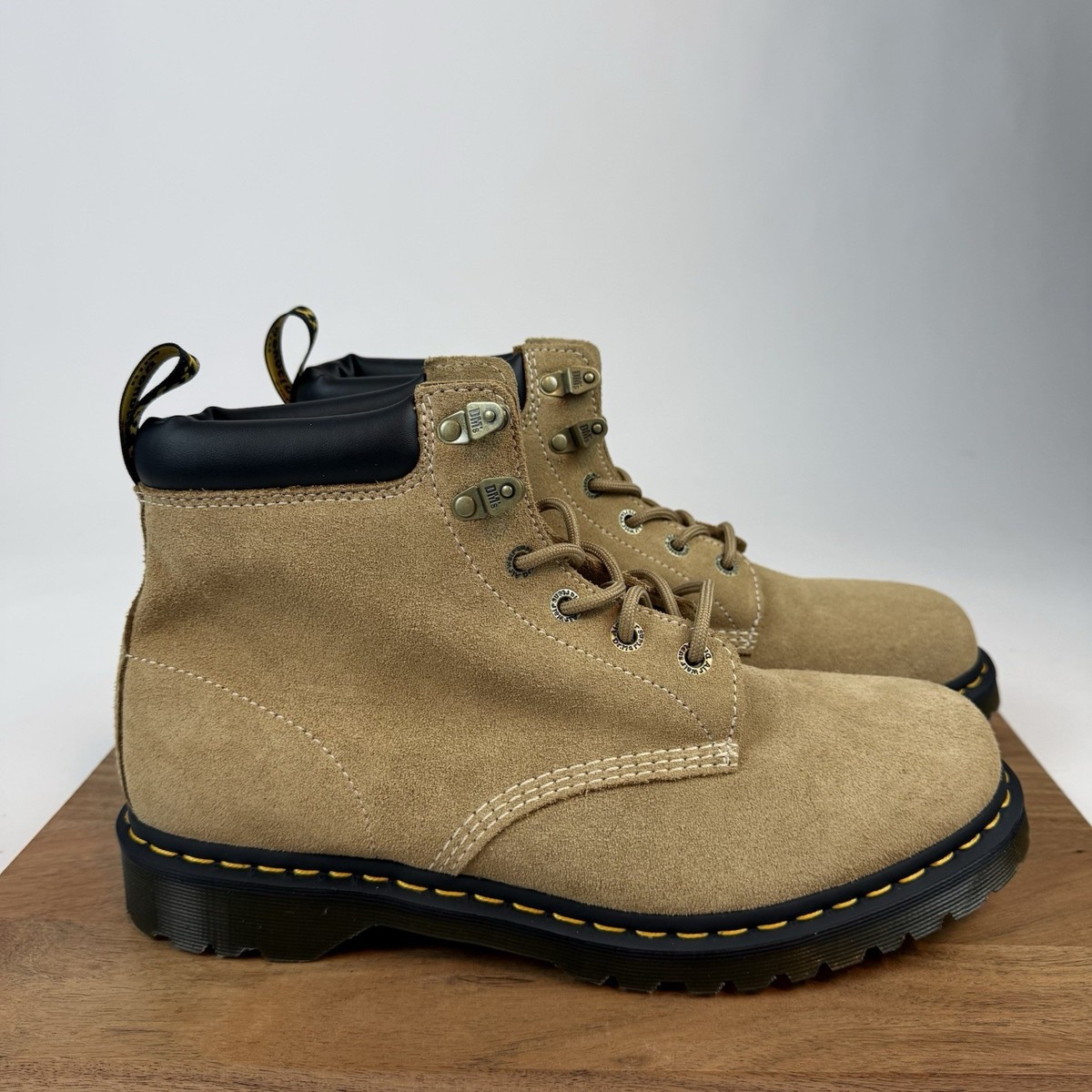 New Mens Dr Martens 939 Savannah Tan Bronx Suede Boots Size 13 M