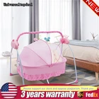 Electric Baby Swing Motorized bluetooth Music Cradle Bed Rocker Chairs Portable