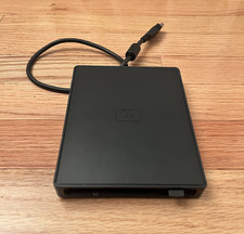HP USB 3.5" FLOPPY DISK DRIVE BLACK USED OK CONDITION TESTED WORKS