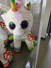 Ty Beanie Boos Pixy Unicorn Rainbow All Sizes Including Flipables And Keychain  — photo 4