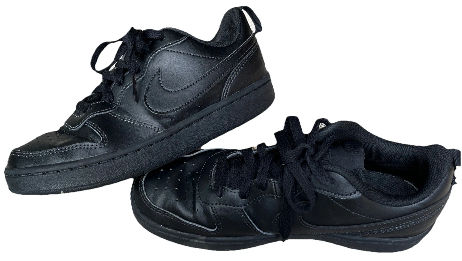 Nike Court Borough scarpe da ginnastica basse junior UK 4 5 US 5Y 23 5 cm nere
