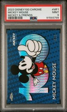 2023 TOPPS CHROME DISNEY100 MICKEY & FRIENDS #MF1 MICKEY MOUSE 13/23 PSA 9