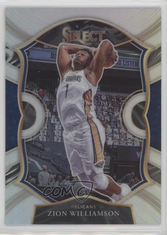 2020-21 Panini Select Concourse Silver Prizm Zion Williamson #1 1h2h