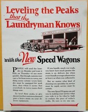 1927 Reo Speed Wagon Truck Sales Brochure Laundryman