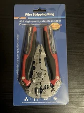 14-in-1 Portable Multi-Functional Fold Wire & Strip Pliers W/ Electrical Tester