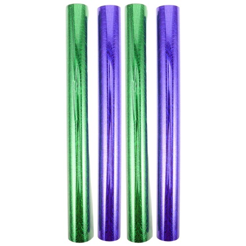 4 Pezzi Pellicola Lettering Luminosa Trasferimento Calore per Sacchetti Vinile Luminoso al Buio - Foto 5 di 20