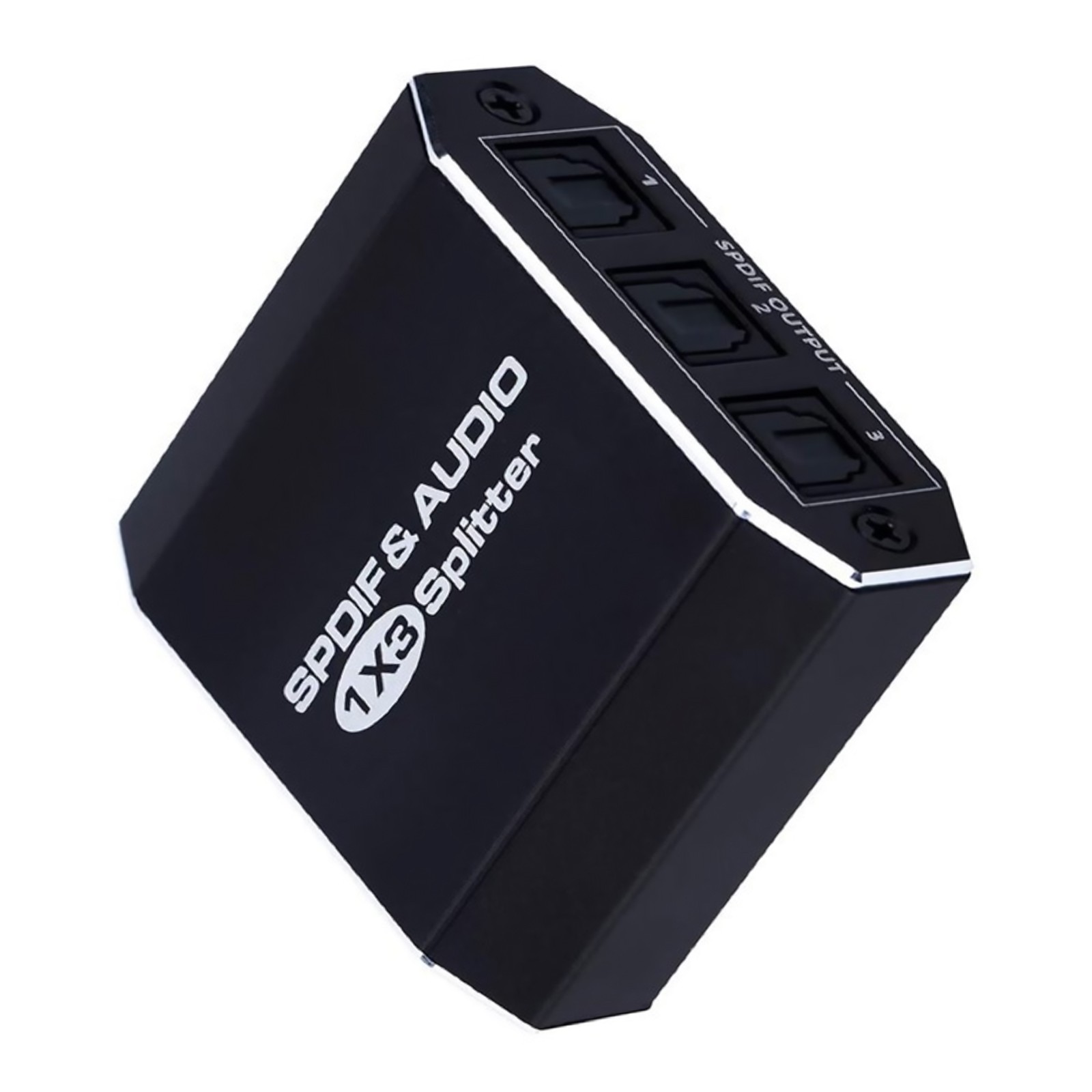 Optical Audio Digital SPDIF Toslink Splitter 1input 3 Output For 5.1 Speaker DVD