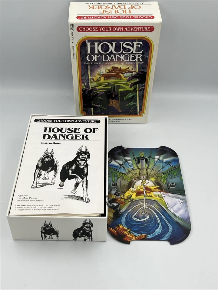House of Danger - A Choose Your Own Adventure Strategy Board Game Z-Man Games - Image 3 of 4